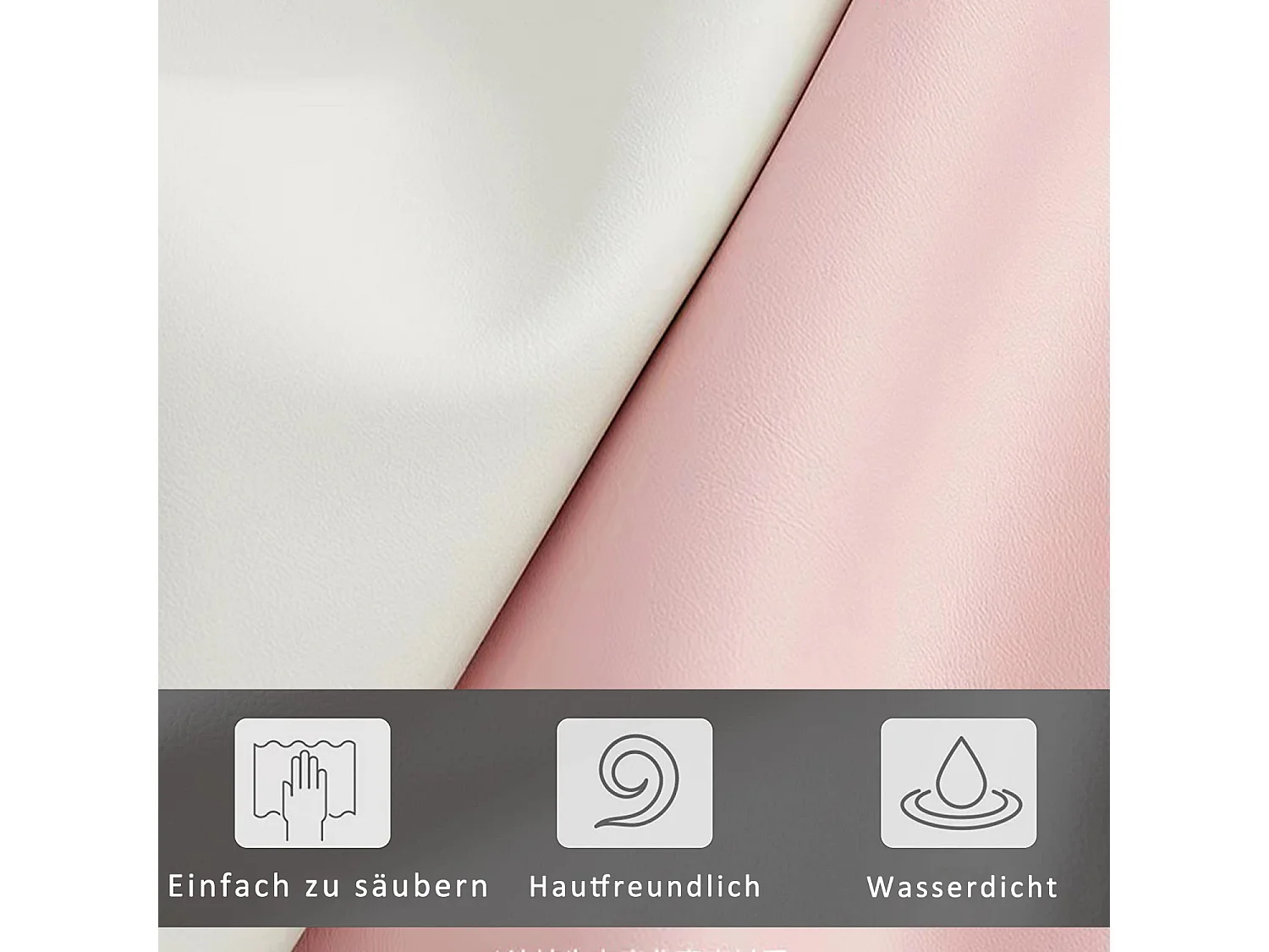 Lit avec tête de lit en forme couronne 90 x 200 cm - cuir PU - pour enfant - coloris rose