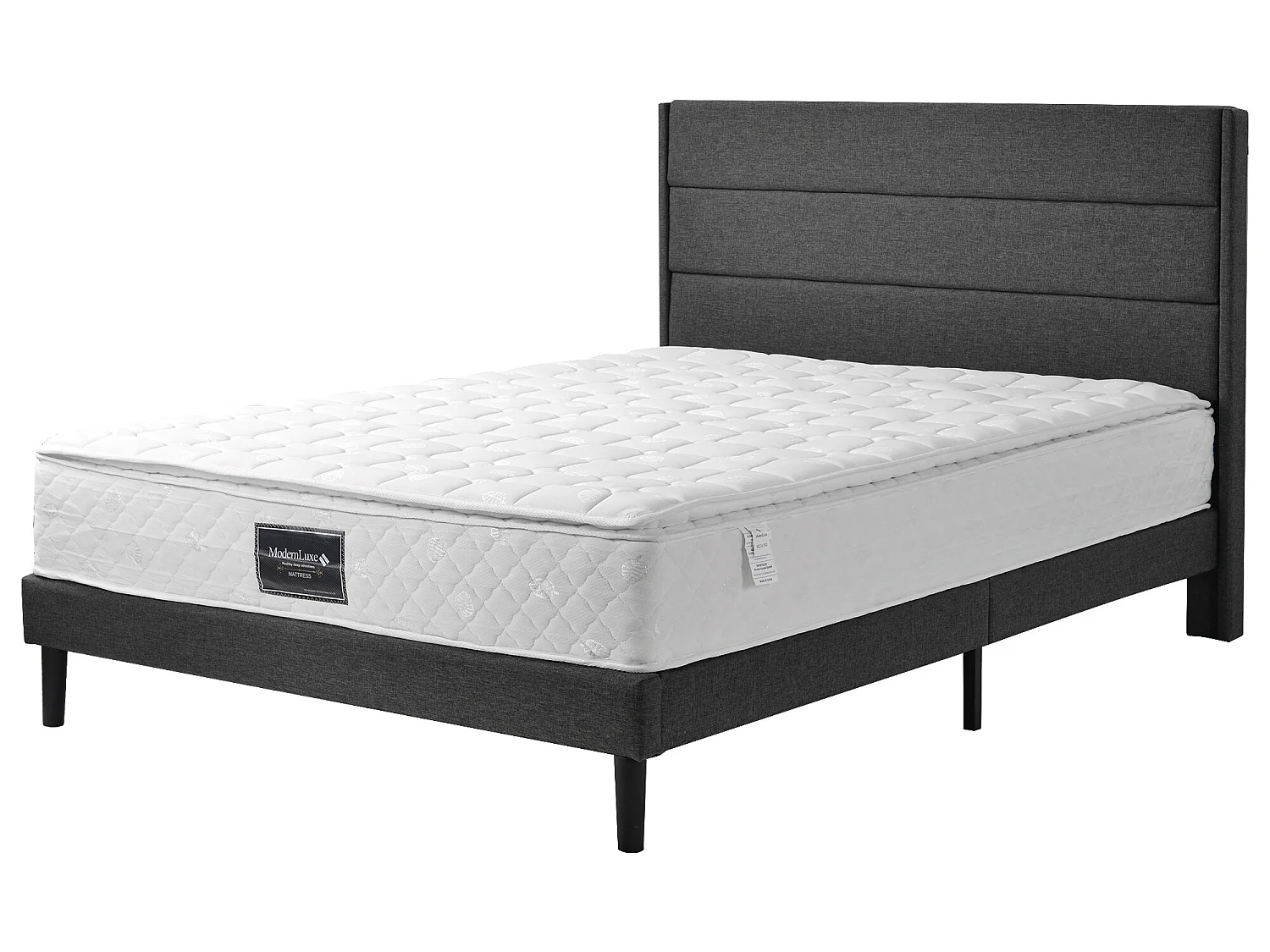 160 x 200 cm matras met 7-zone pocketveren en HR-schuim, 25 cm dik - Merax