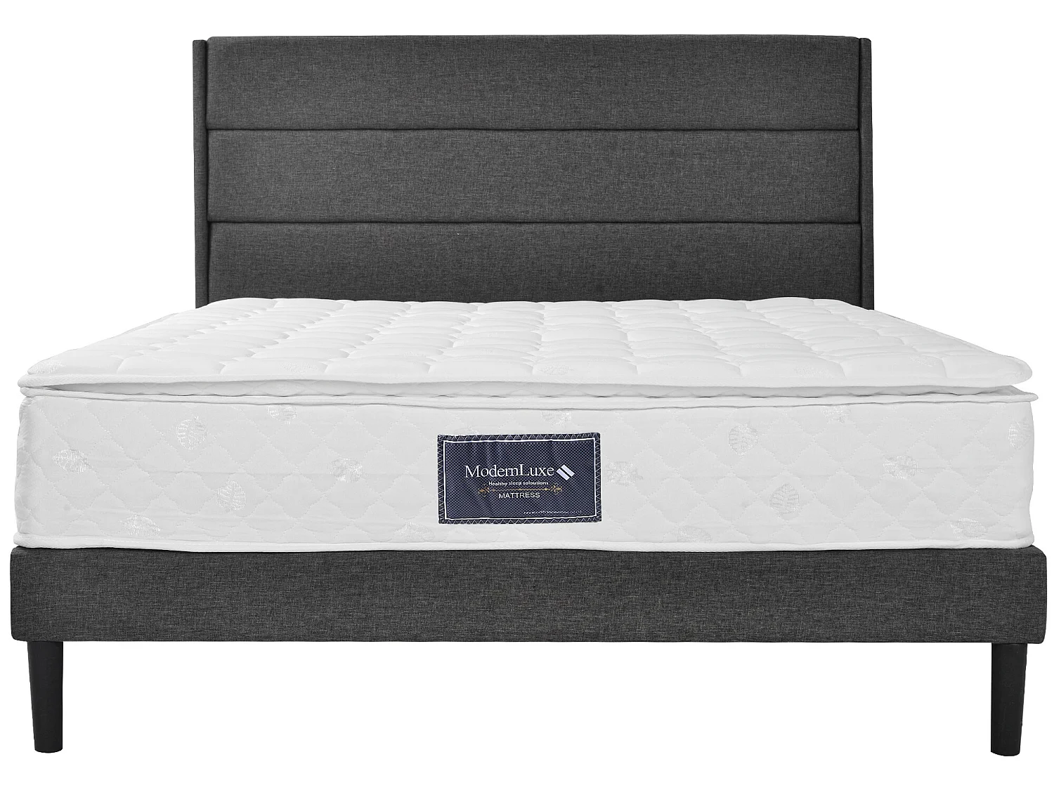 Matelas 160 x 200 cm ressorts ensachés 7 zones et mousse haute résilience ép.25cm - Merax