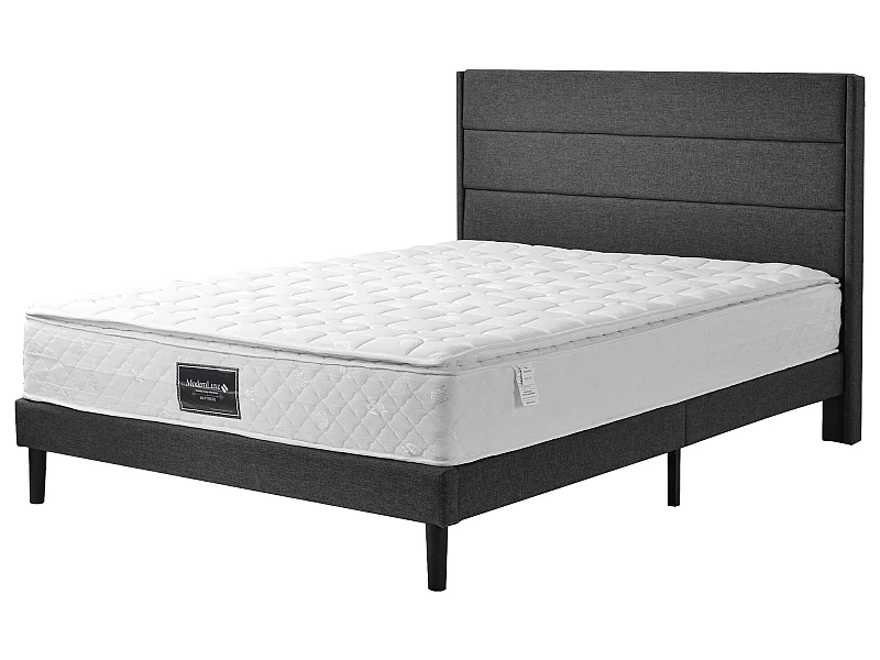 Matelas 160 x 200 cm ressorts ensachés 7 zones et mousse haute résilience ép.25cm - Merax