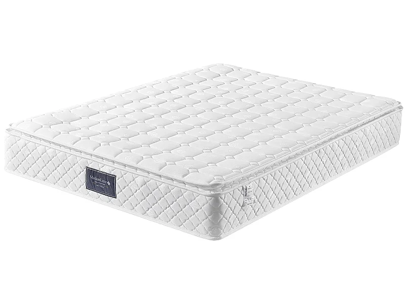 Matelas 140 x 200 cm ressorts ensachés 7 zones et mousse haute résilience ép.25cm - Merax