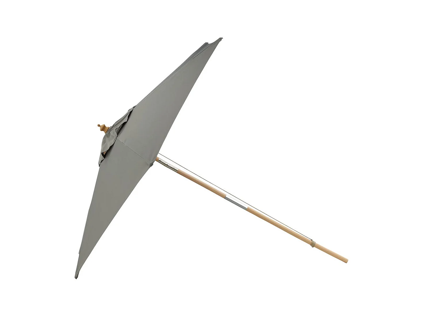 Parasol en Bois "Corypho" 250cm Gris