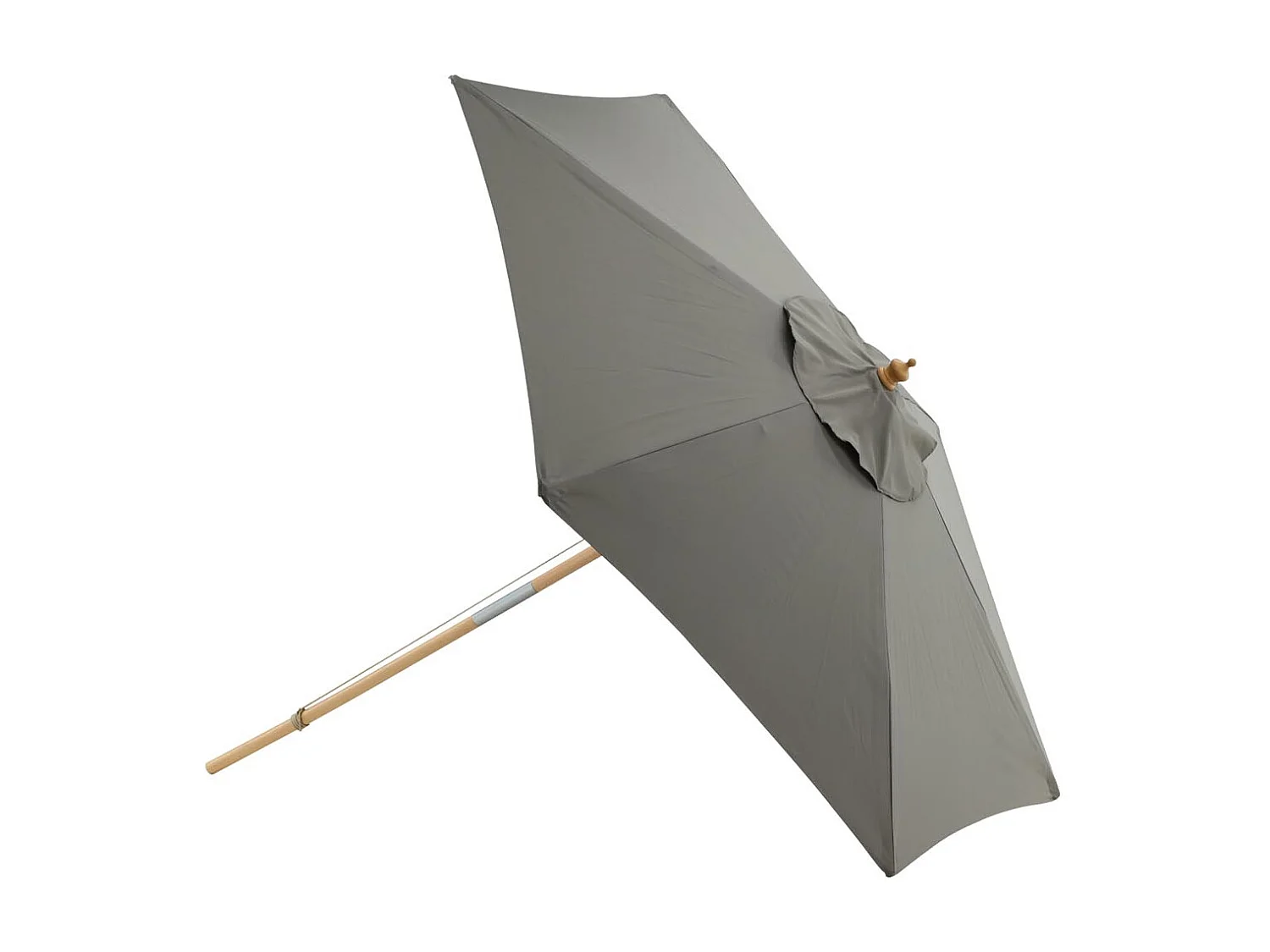 Parasol en Bois "Corypho" 250cm Gris