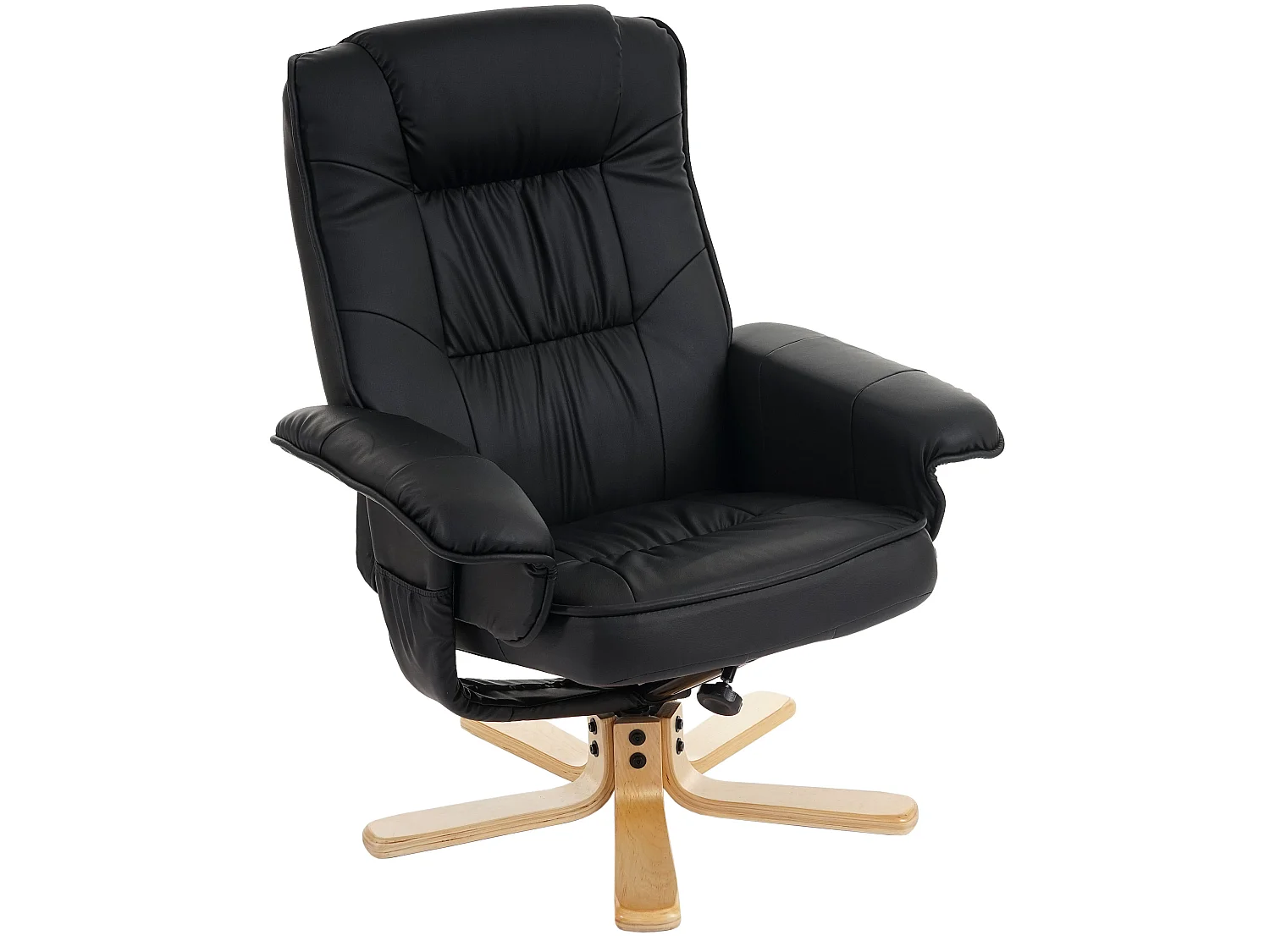 Relaxfauteuil H56,  zwart