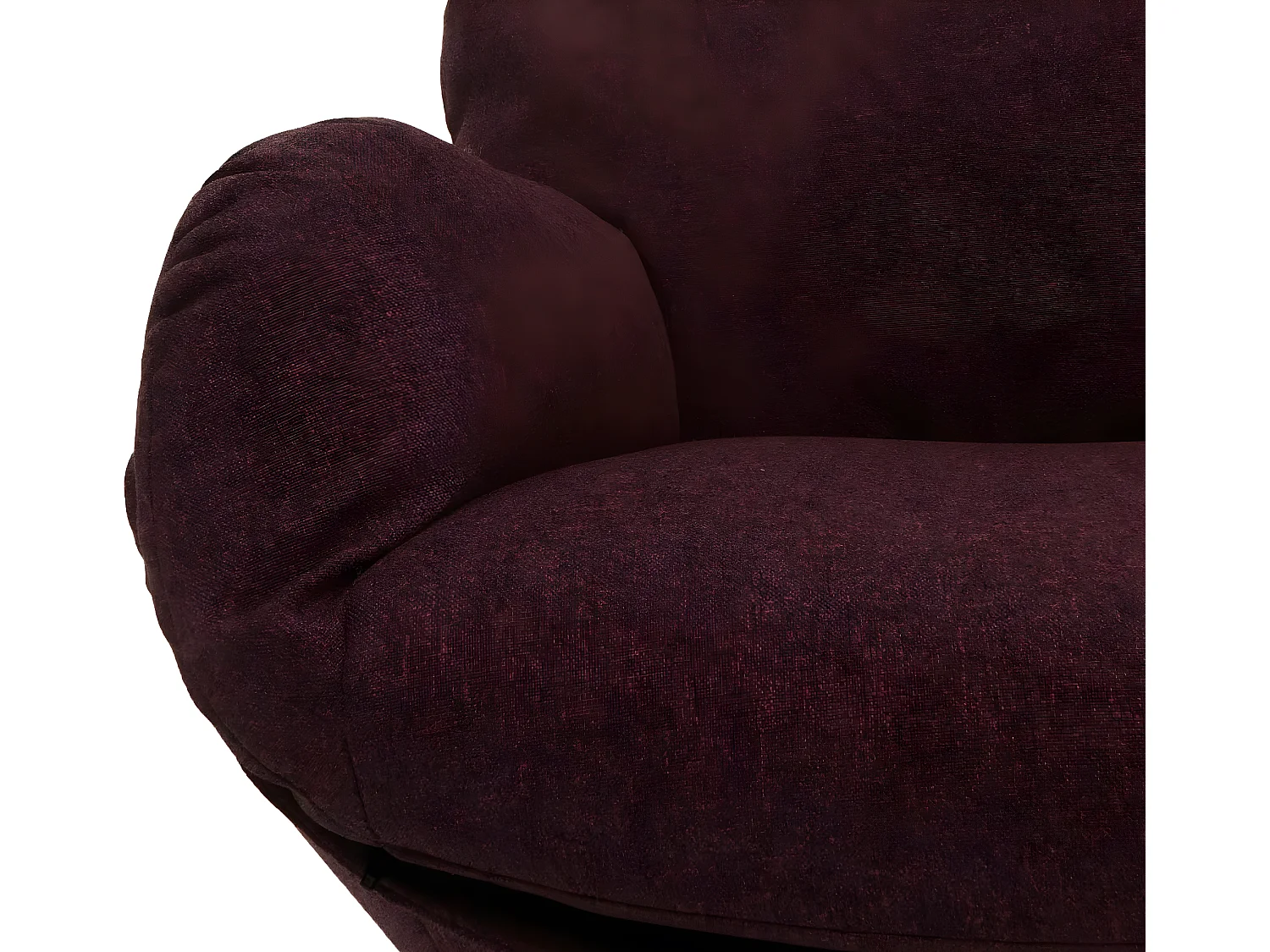 Leżanka + taboret obrotowy MCW-L12,  bordo