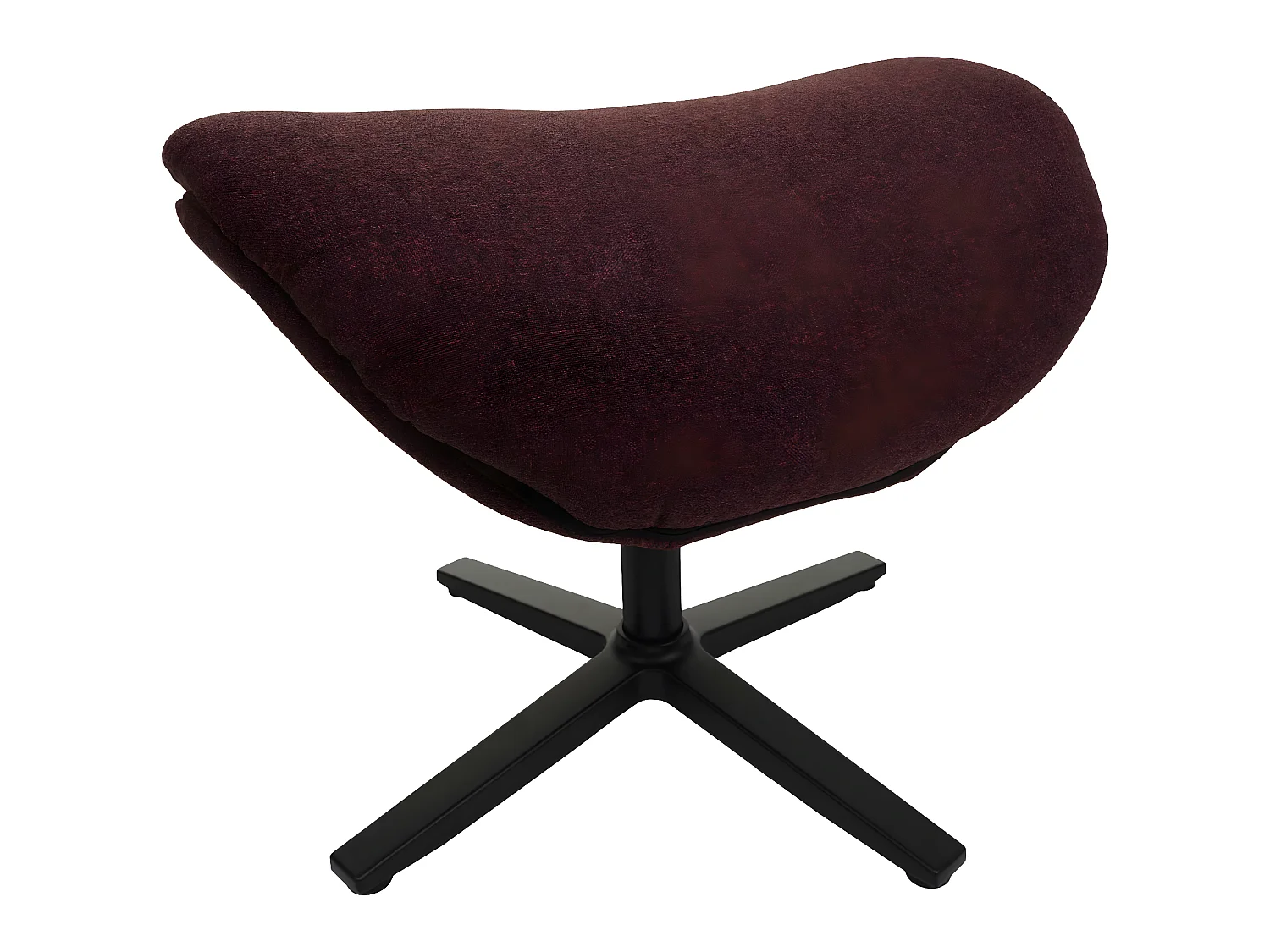 Leżanka + taboret obrotowy MCW-L12,  bordo