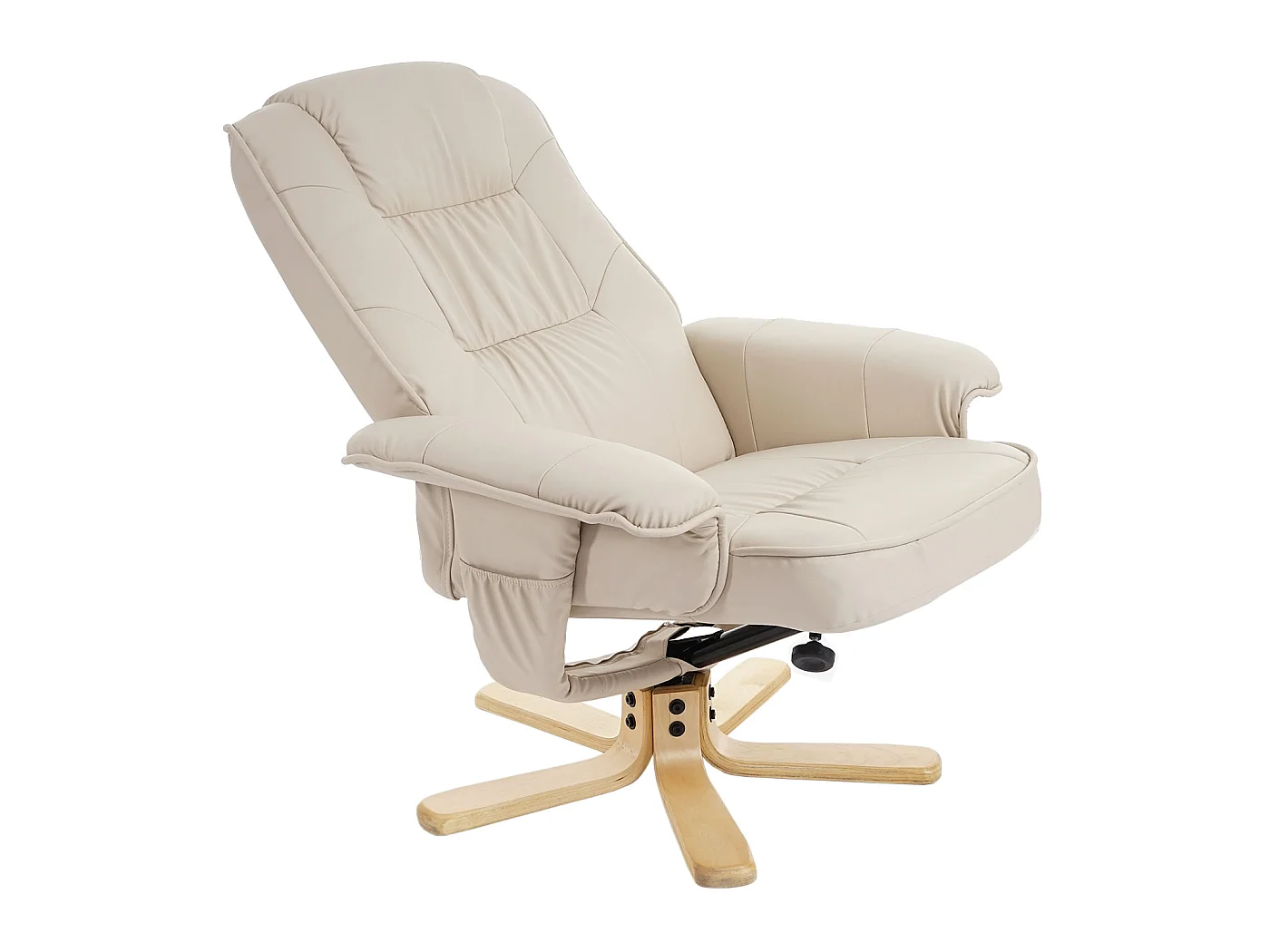 Fotel Relax H56,  kremowy