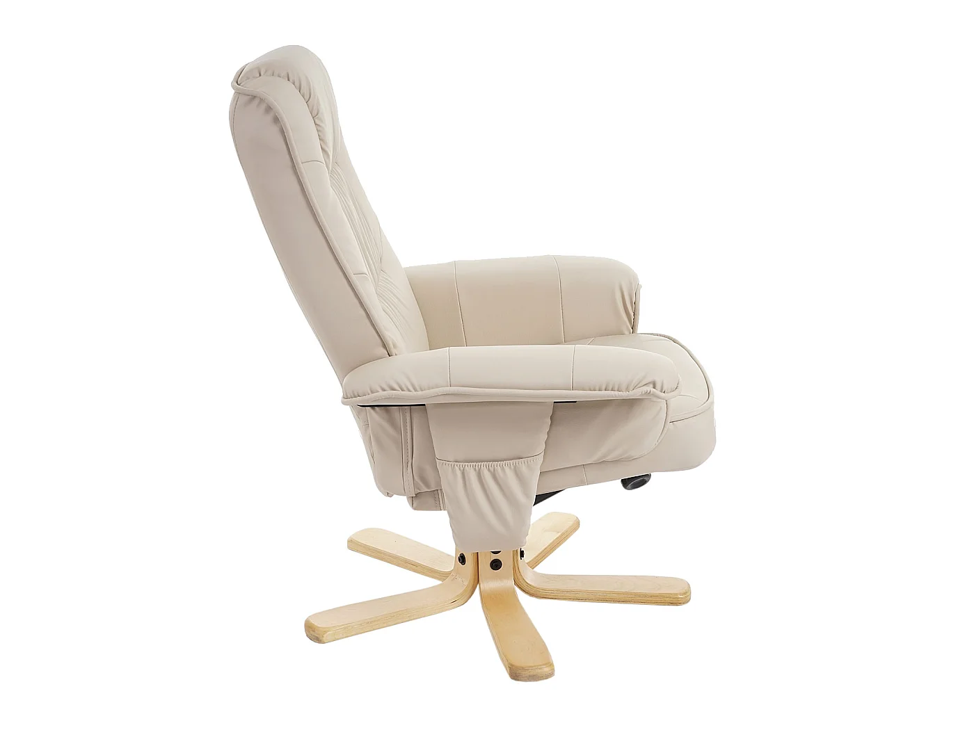 Fotel Relax H56,  kremowy