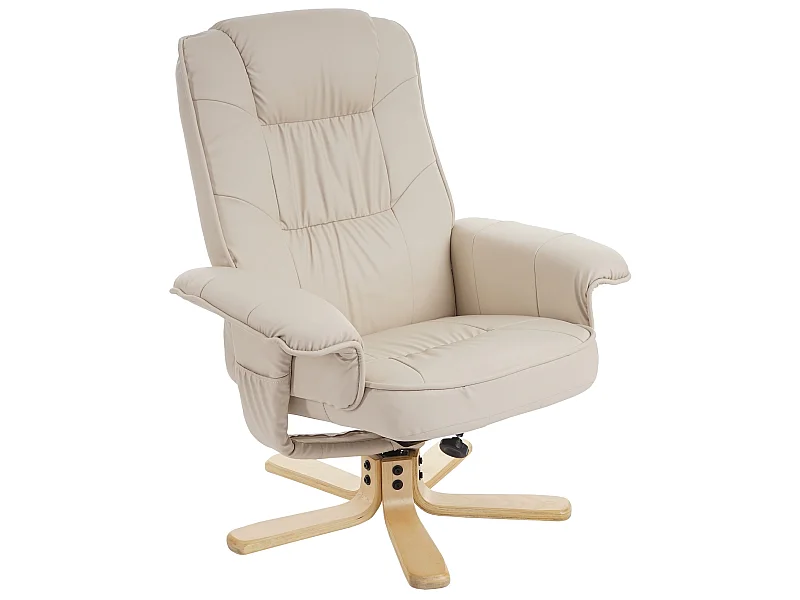Fauteuil de relaxation H56,  crème