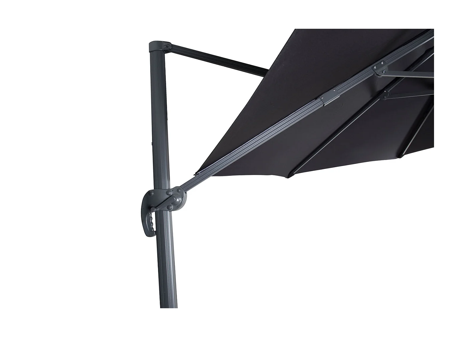 Leeds parasol zwart.