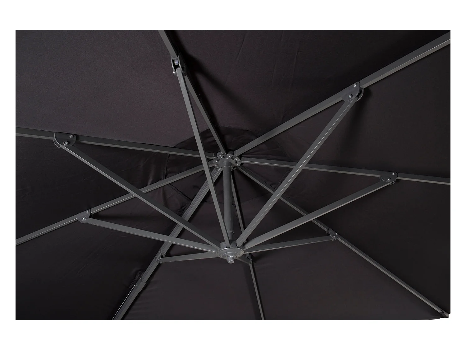 Leeds parasol zwart.