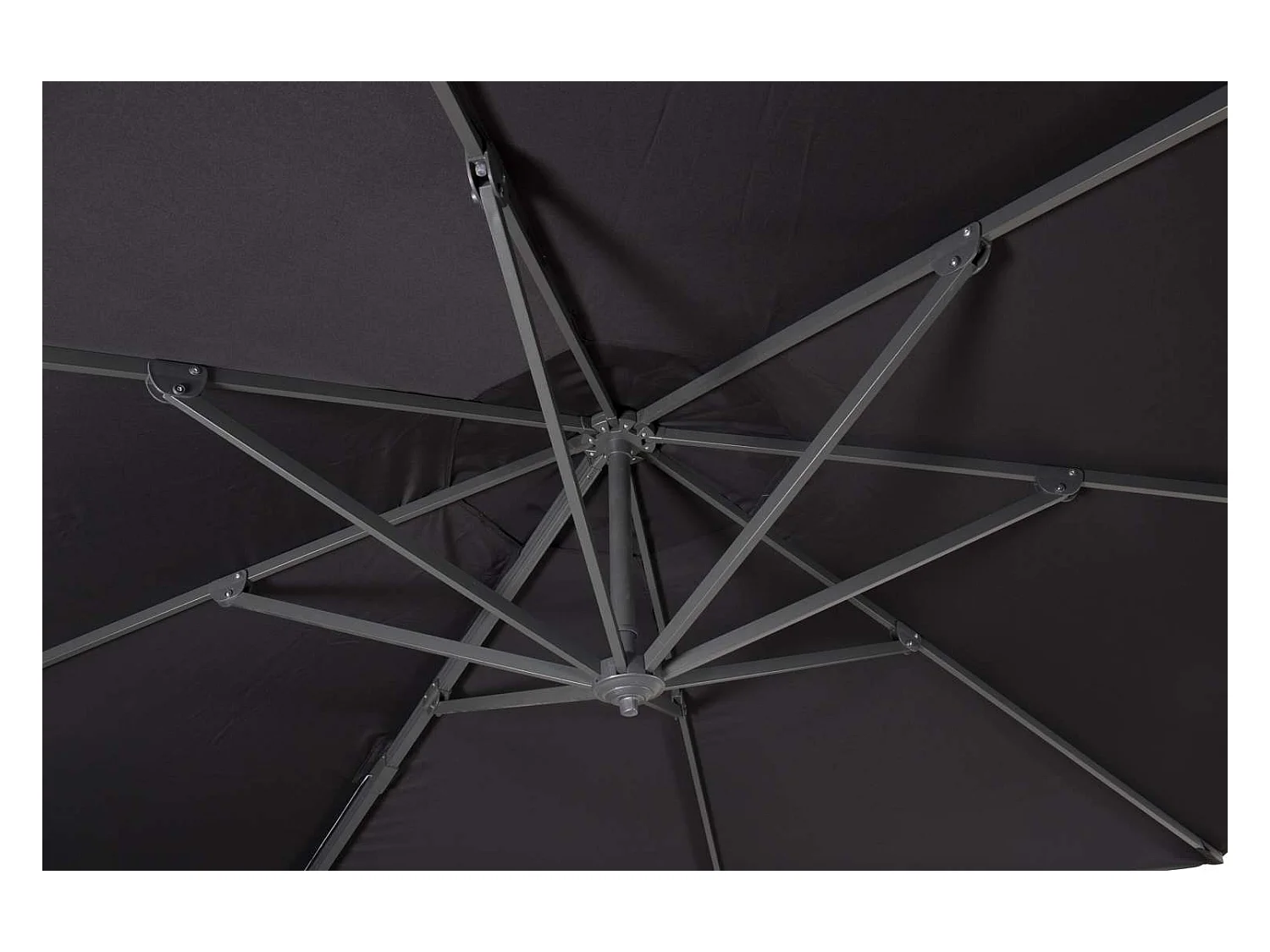 Leeds parasol zwart.