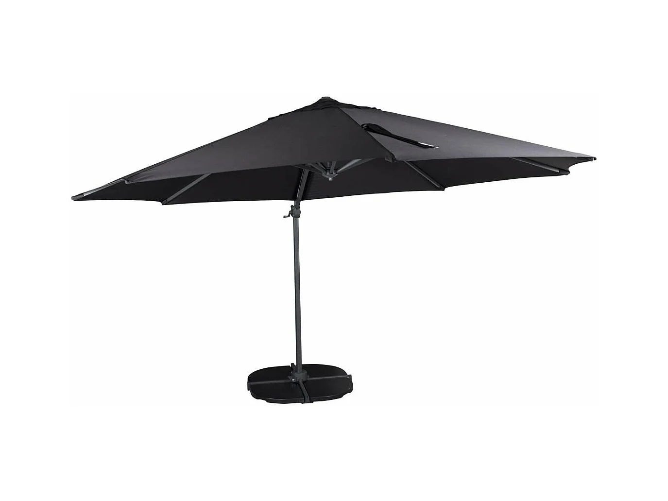 Leeds parasol zwart.