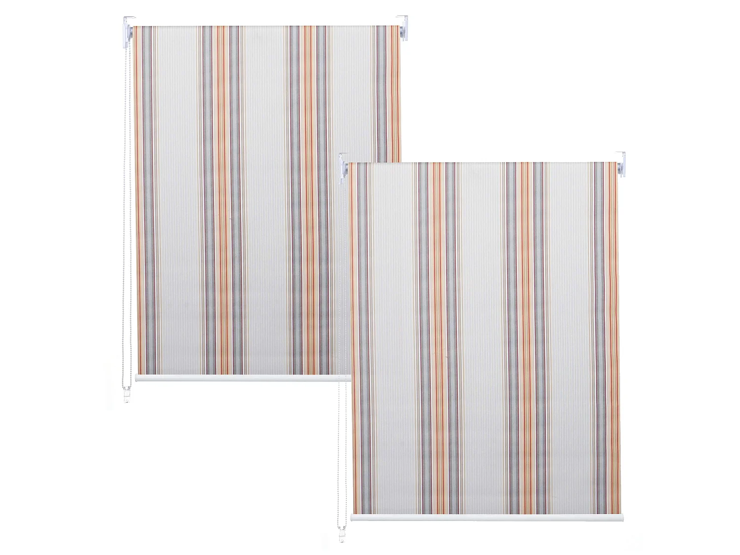 Store à enroulement MCW-D52 (set de 2),  gris/brun/orange