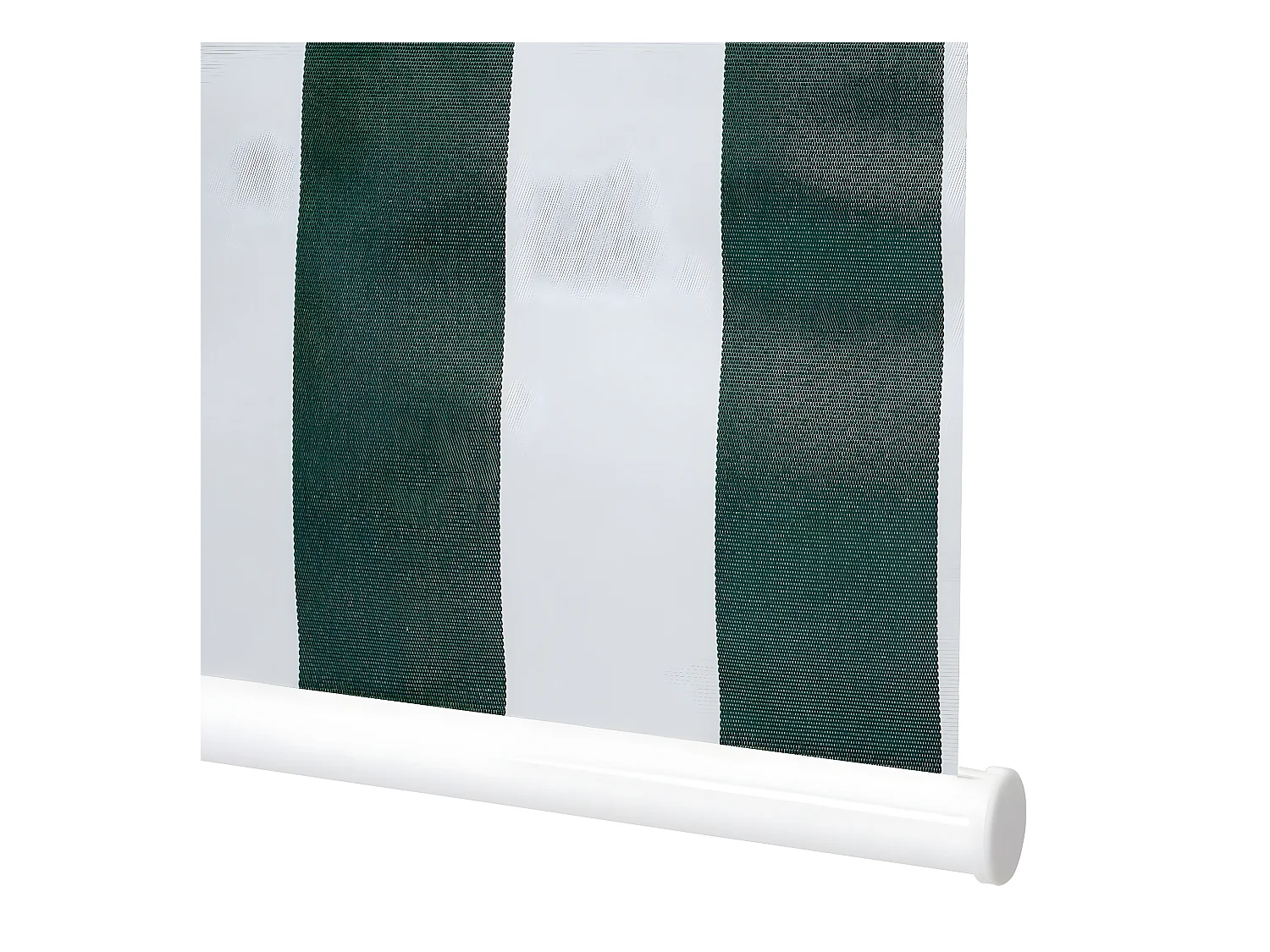 Store à enroulement MCW-D52 (set de 2),  vert/blanc