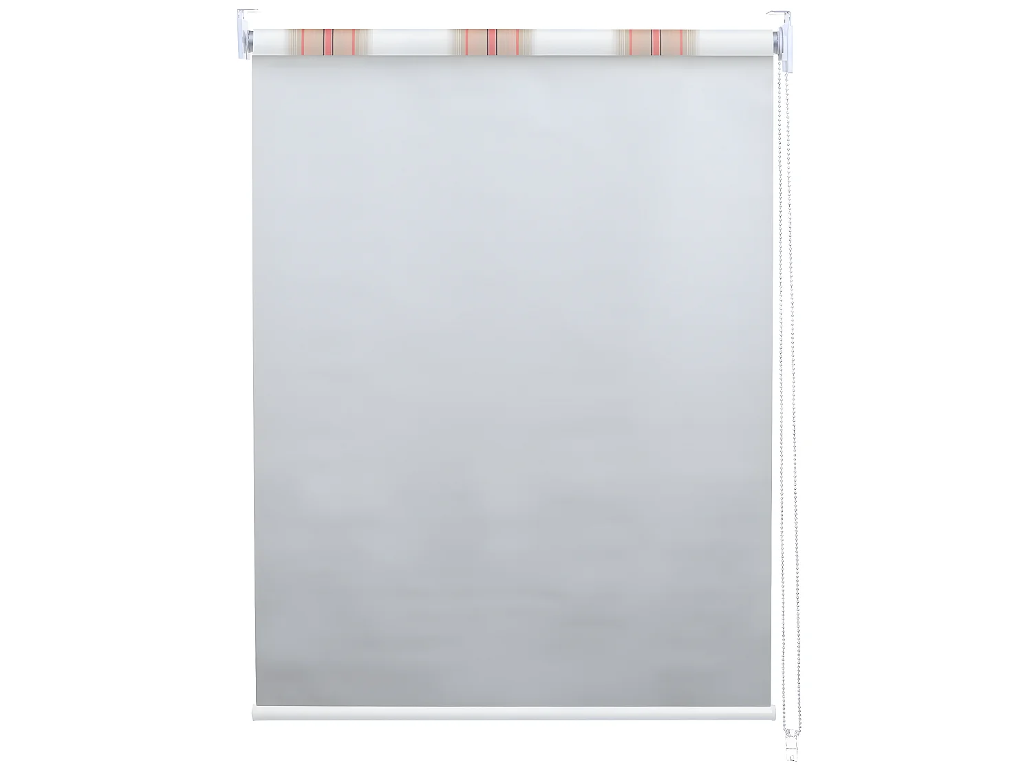 Store à enroulement MCW-D52 opaque,  blanc/rouge/beige