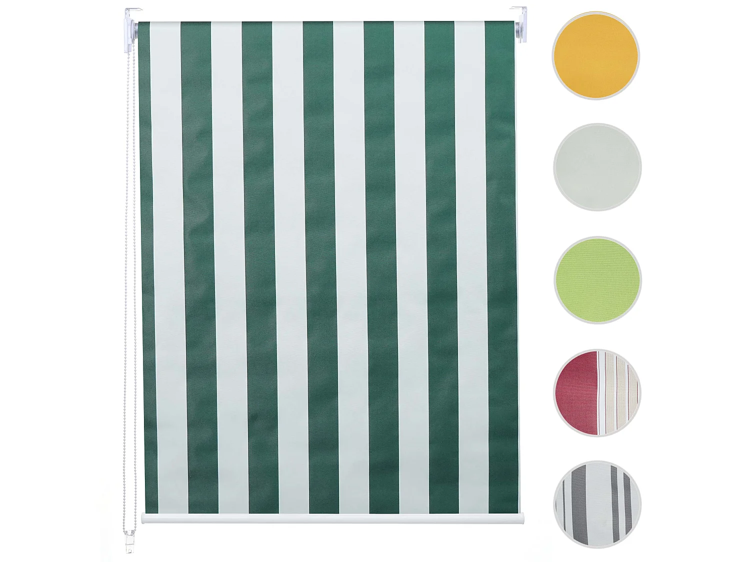 Estore de enrolar MCW-D52,  verde/branco