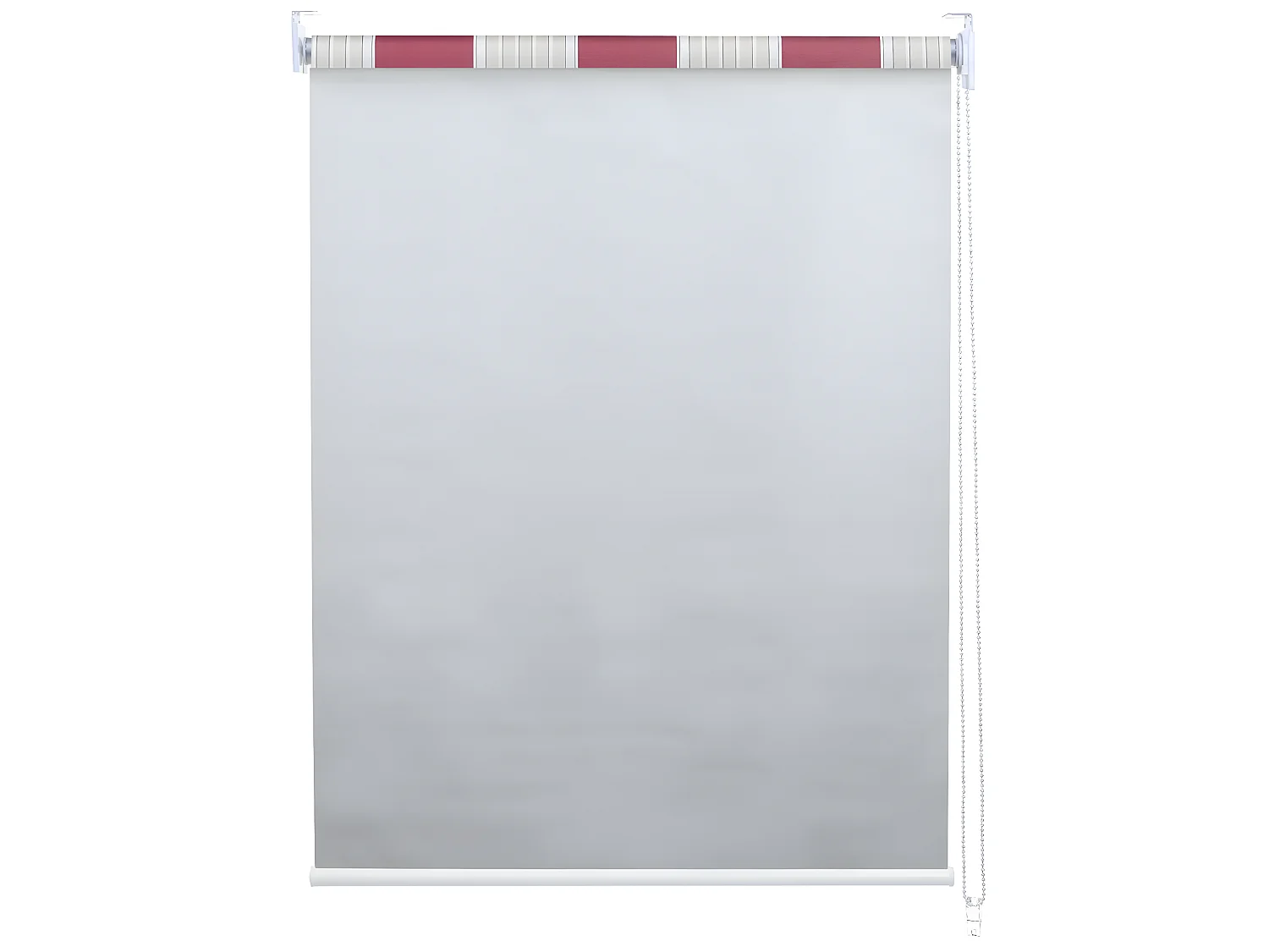 Rolgordijn MCW-D52,  rood/wit/beige