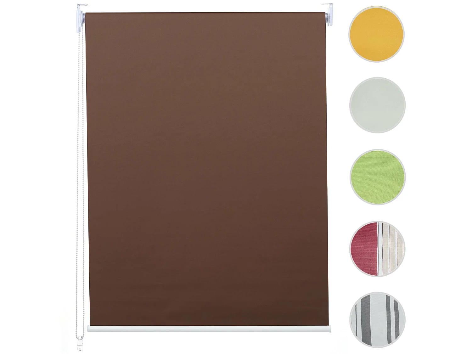 Store à enroulement MCW-D52 opaque,  marron