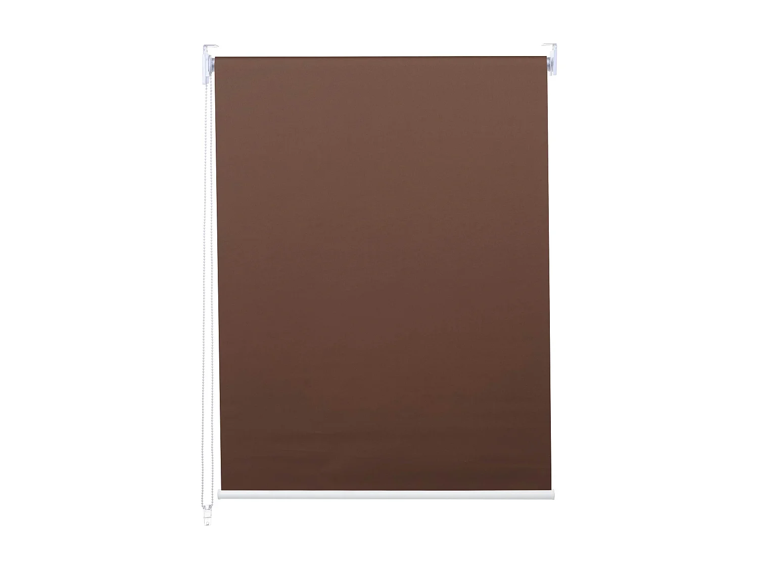 Rollo MCW-D52, Fensterrollo Seitenzugrollo Jalousie, 70x160cm Sonnenschutz Verdunkelung blickdicht, braun