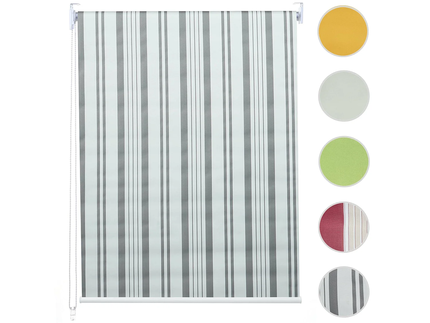 Store à enrouleur MCW-D52,  gris/blanc