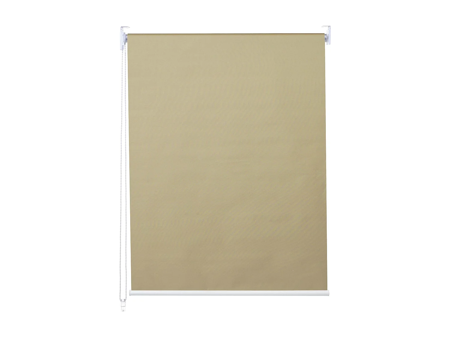 Rollo MCW-D52, Fensterrollo Seitenzugrollo Jalousie, 70x160cm Sonnenschutz Verdunkelung blickdicht, beige