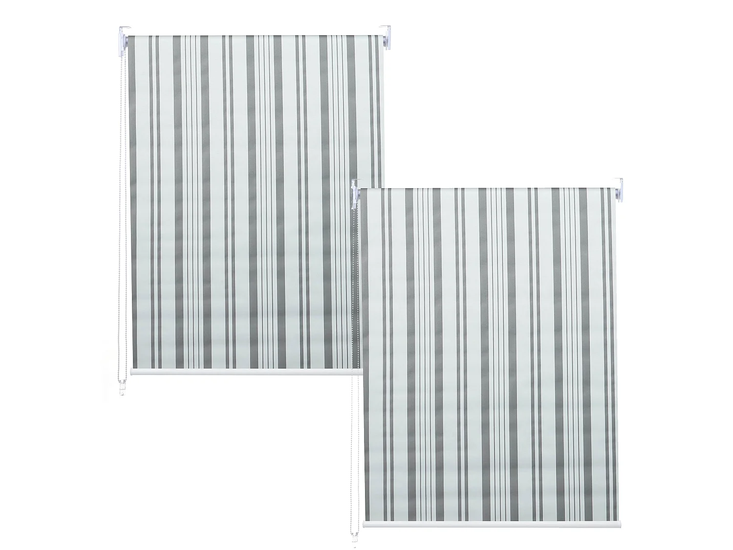 Store à enroulement MCW-D52 (set de 2),  gris/blanc
