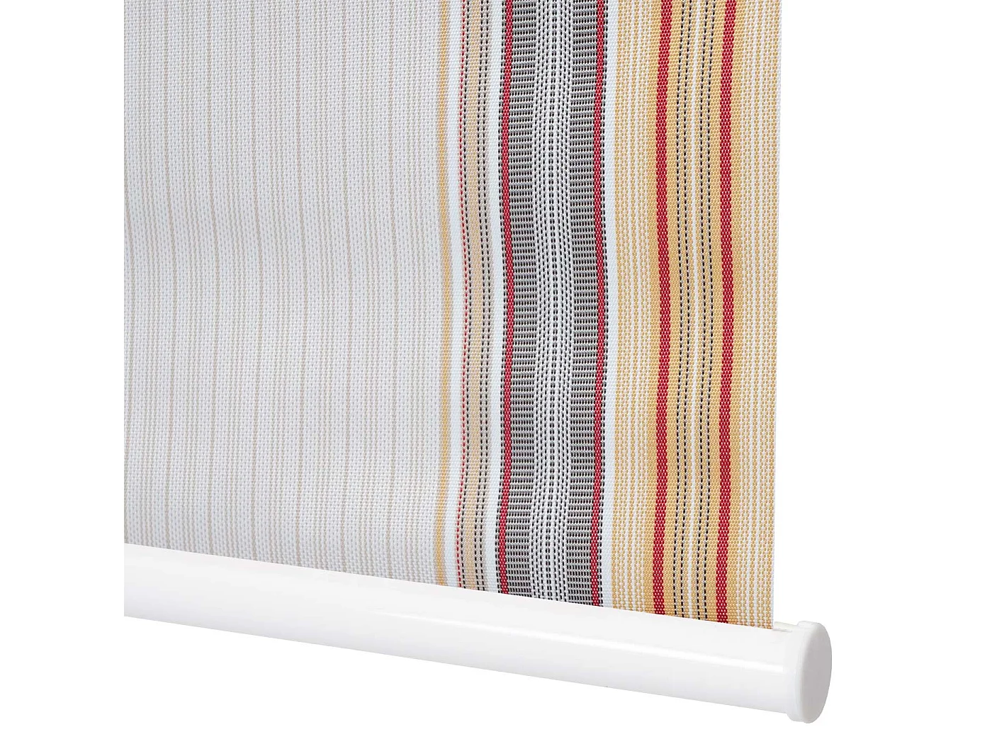 Store à enroulement MCW-D52 opaque,  gris/marron/orange