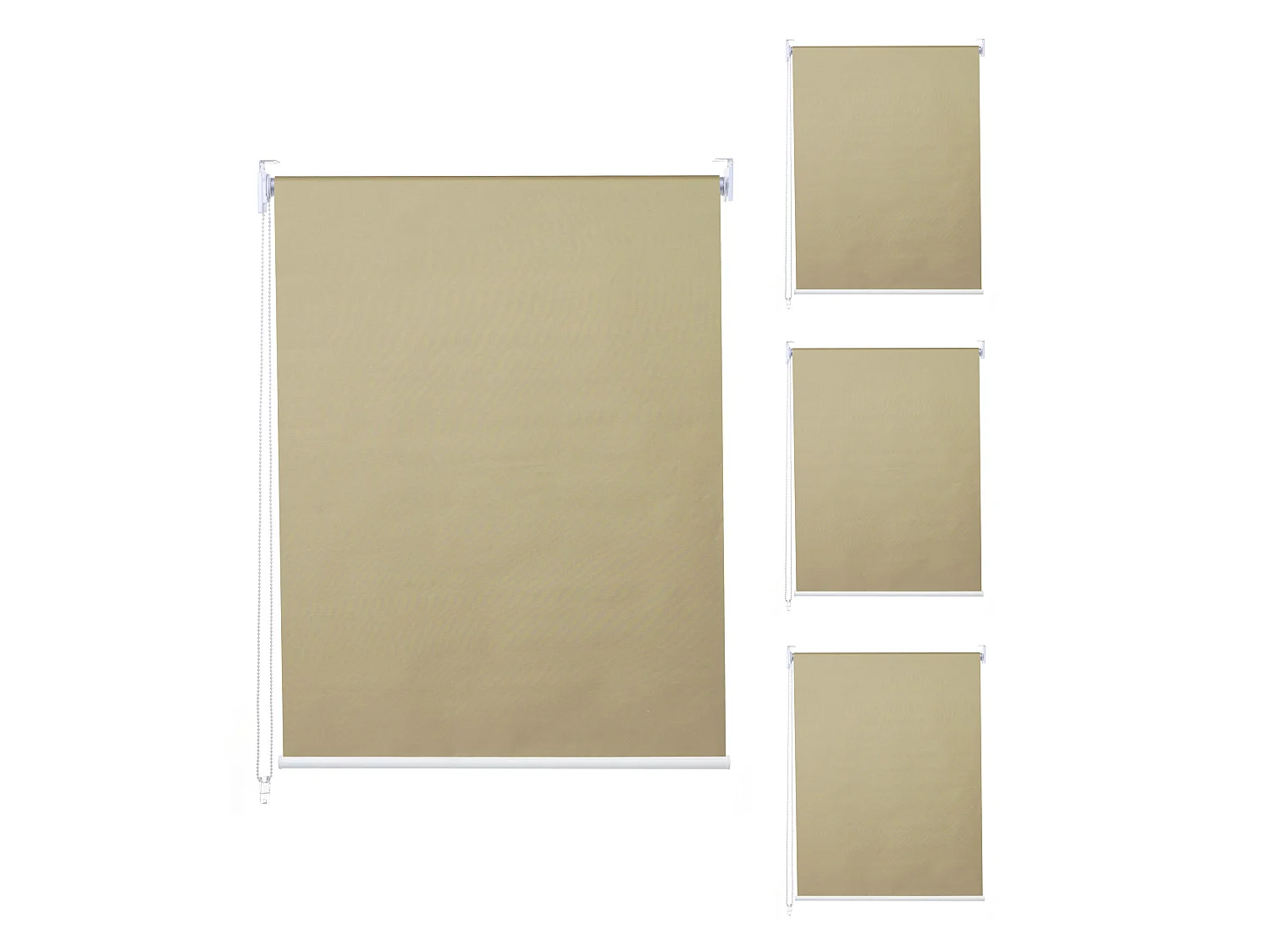 Store à enroulement MCW-D52 (set de 4),  beige