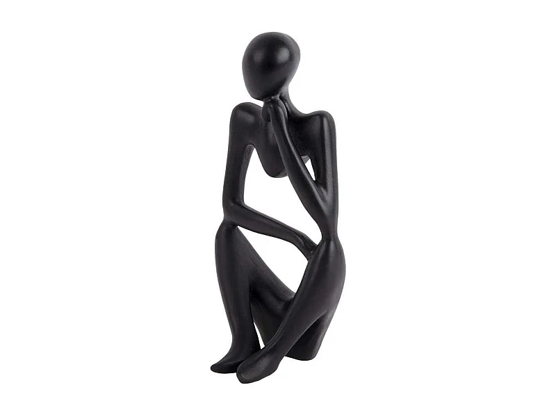 Statuette silhouette en polyrésine Wondering