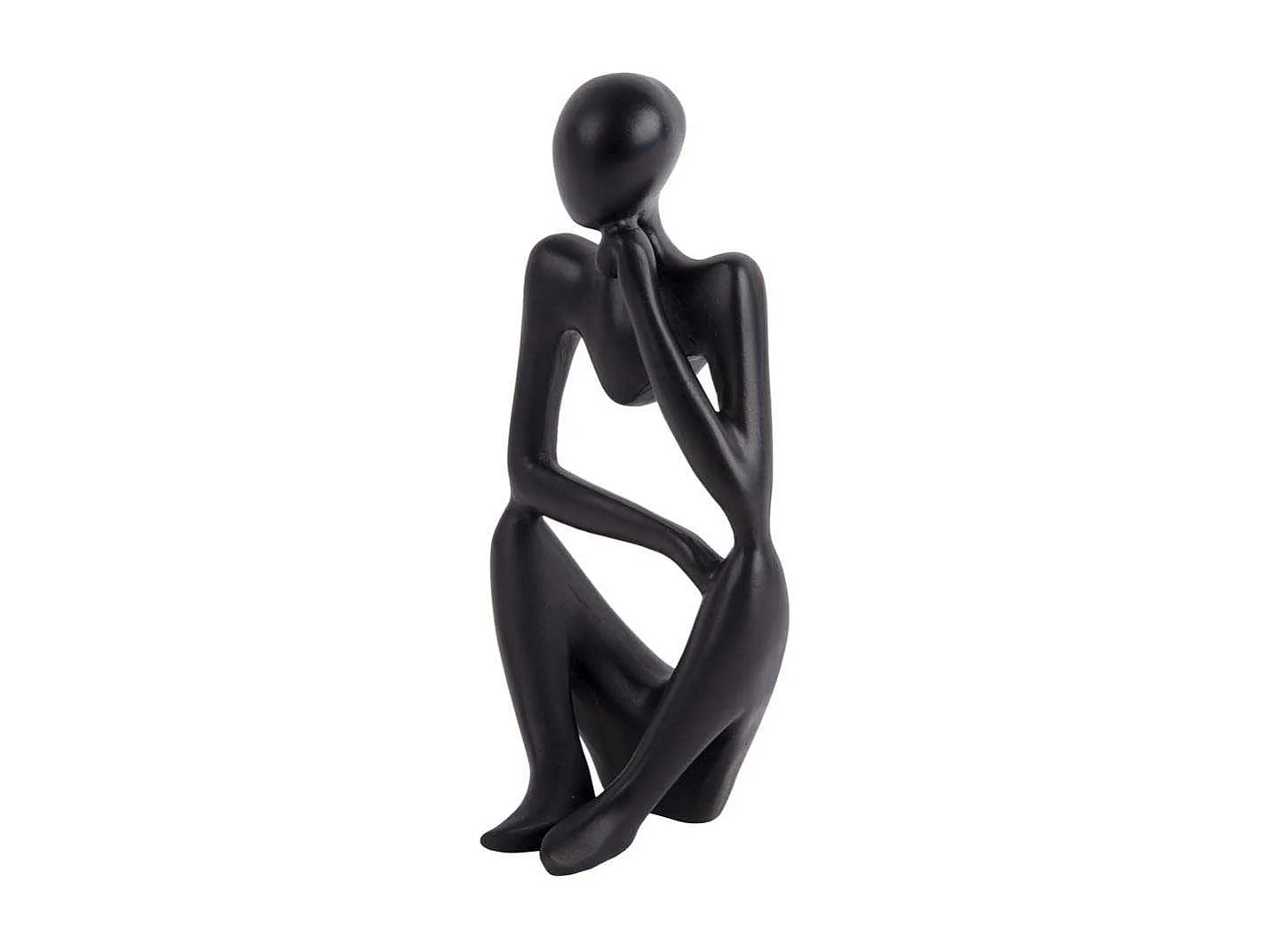 Statuette silhouette en polyrésine Wondering