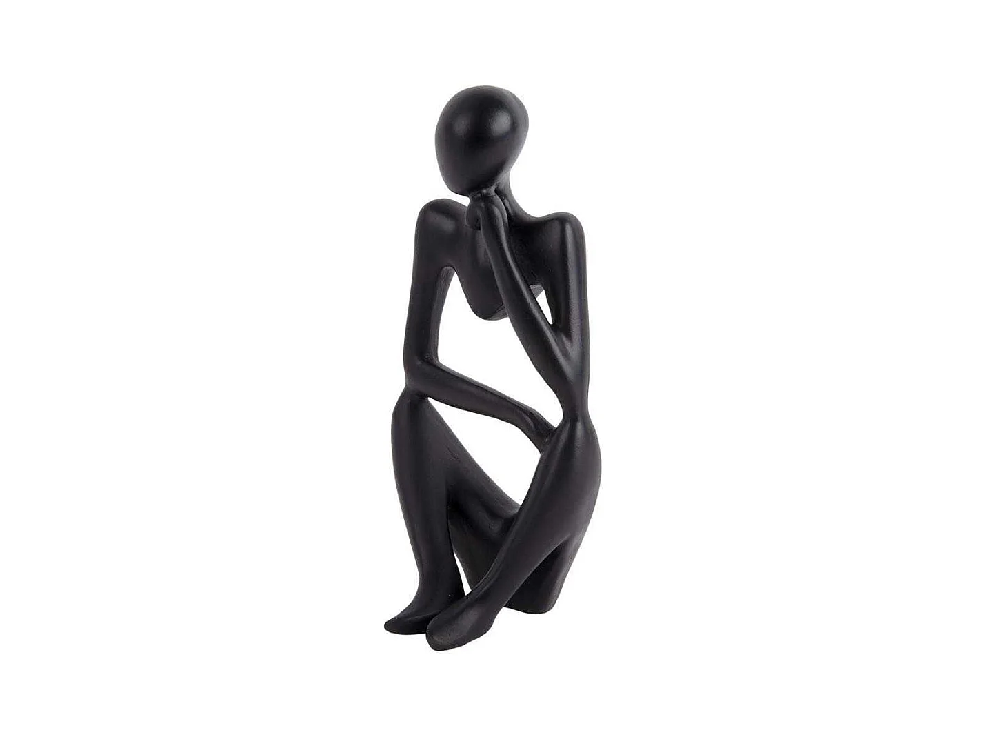 Statuette silhouette en polyrésine Wondering