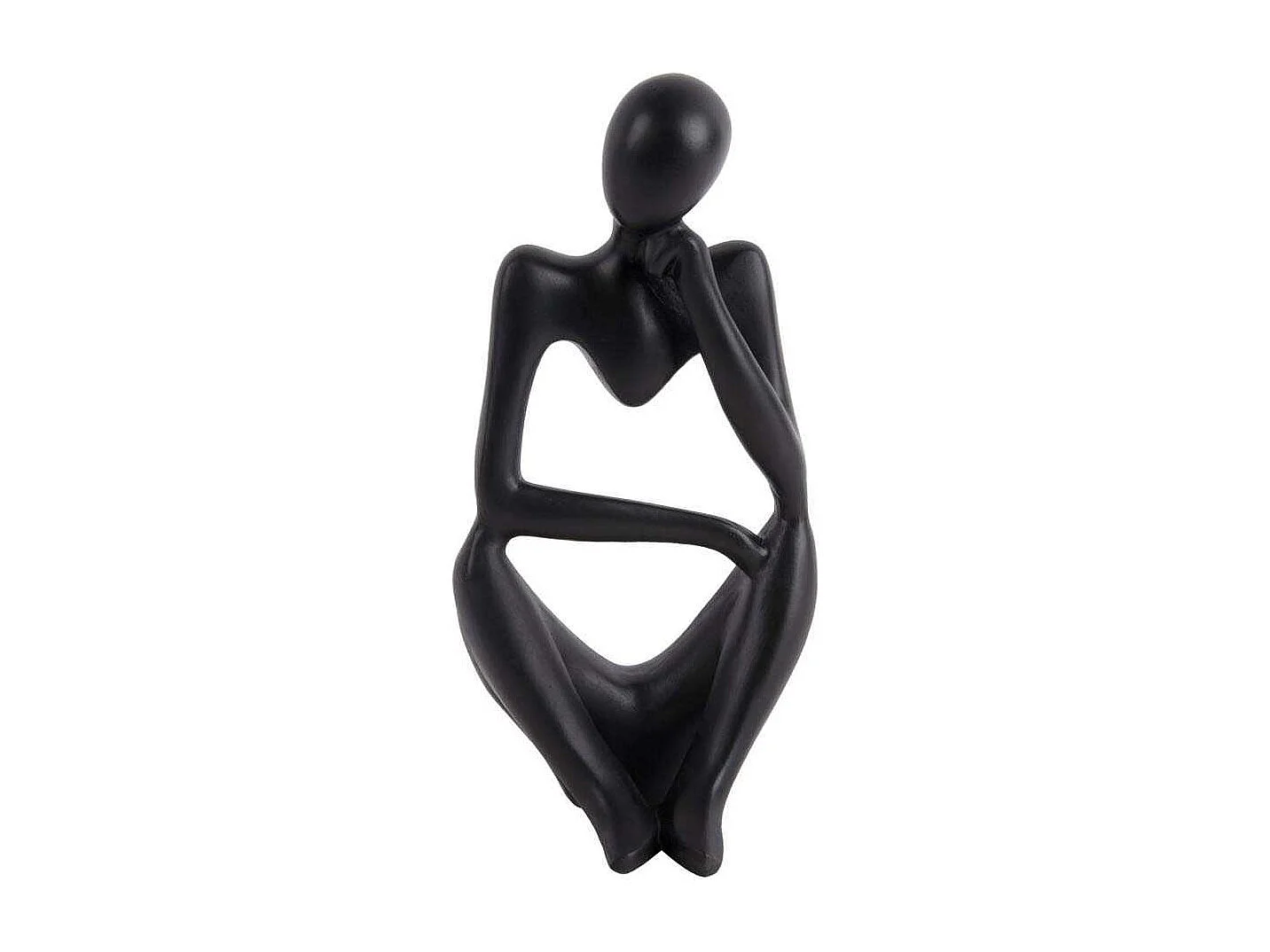 Statuette silhouette en polyrésine Wondering