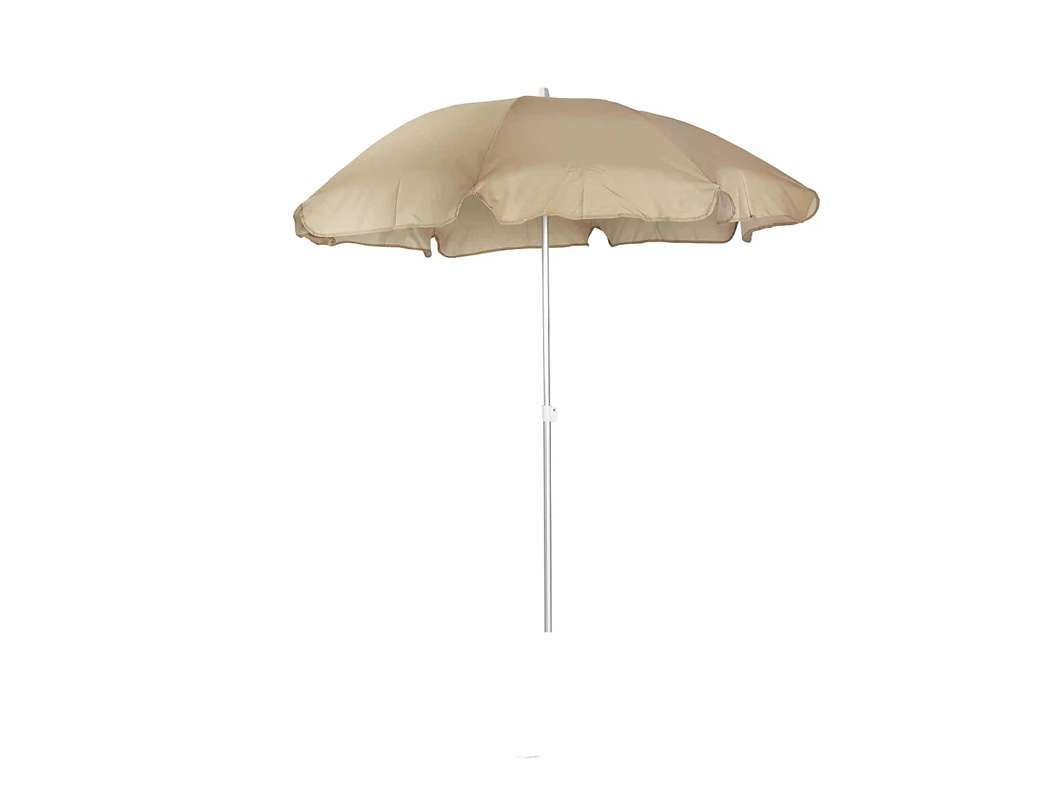 Parasol de Jardin Chillvert Gandía Aluminium Fixe Ø200 cm Camel