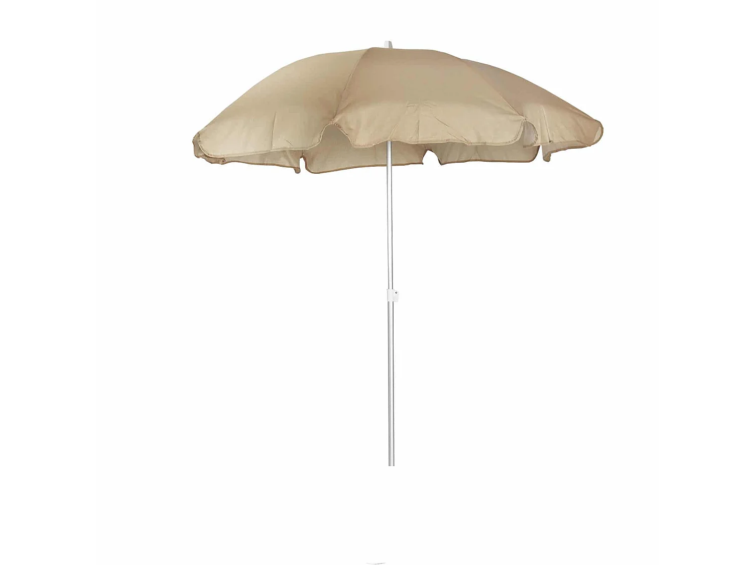 Parasol de Jardin Chillvert Gandía Aluminium Fixe Ø200 cm Camel