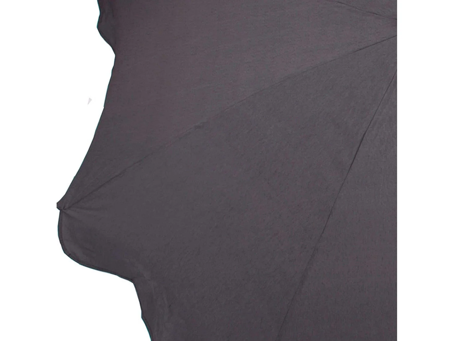 Parasol de Jardin Chillvert Gandía Aluminium Fixe Ø200 cm Gris Foncé