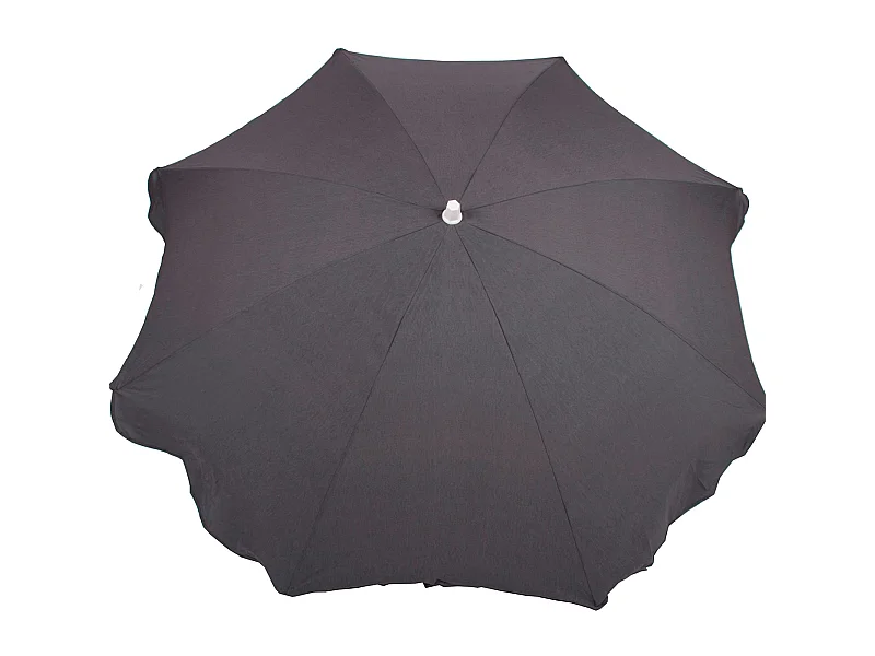 Ombrellone Parasole da Giardino Chillvert Gandía  Alluminio fisso Ø200 cm Grigio scuro