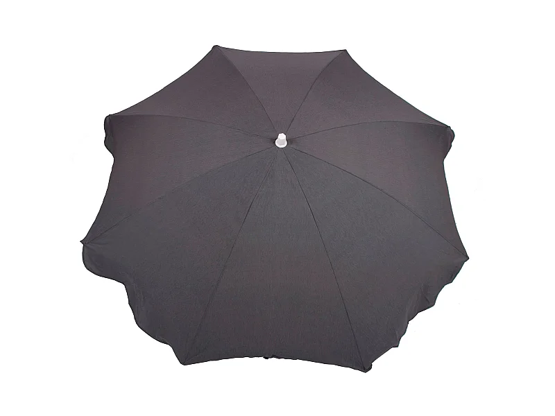 Parasol de Jardin Chillvert Gandía Aluminium Fixe Ø180 cm Gris Foncé