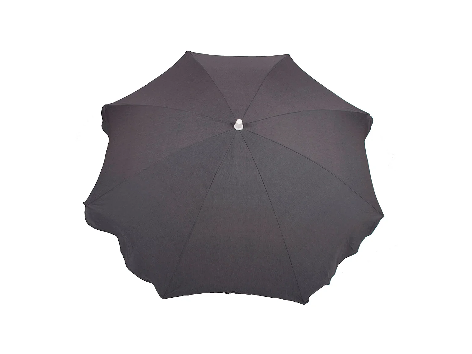 Parasol de Jardín en Aluminio Chillvert Gandía Ø180 cm Gris Anti UV 25 Loneta Anti-Manchas