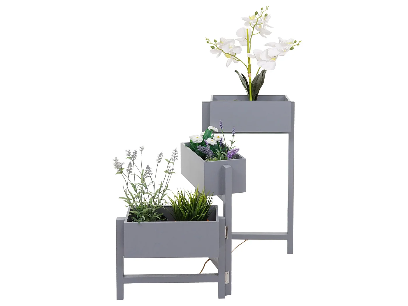 Plantenrek Staand rek,  grijs-blauw