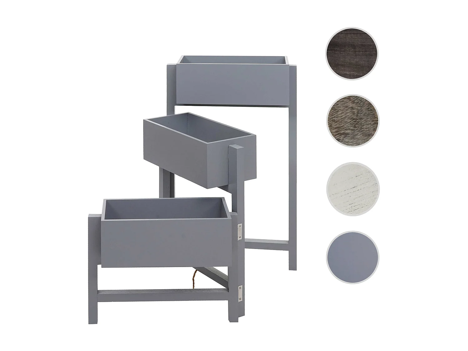 Étagère à plantes Étagère sur pied,  gris-bleu