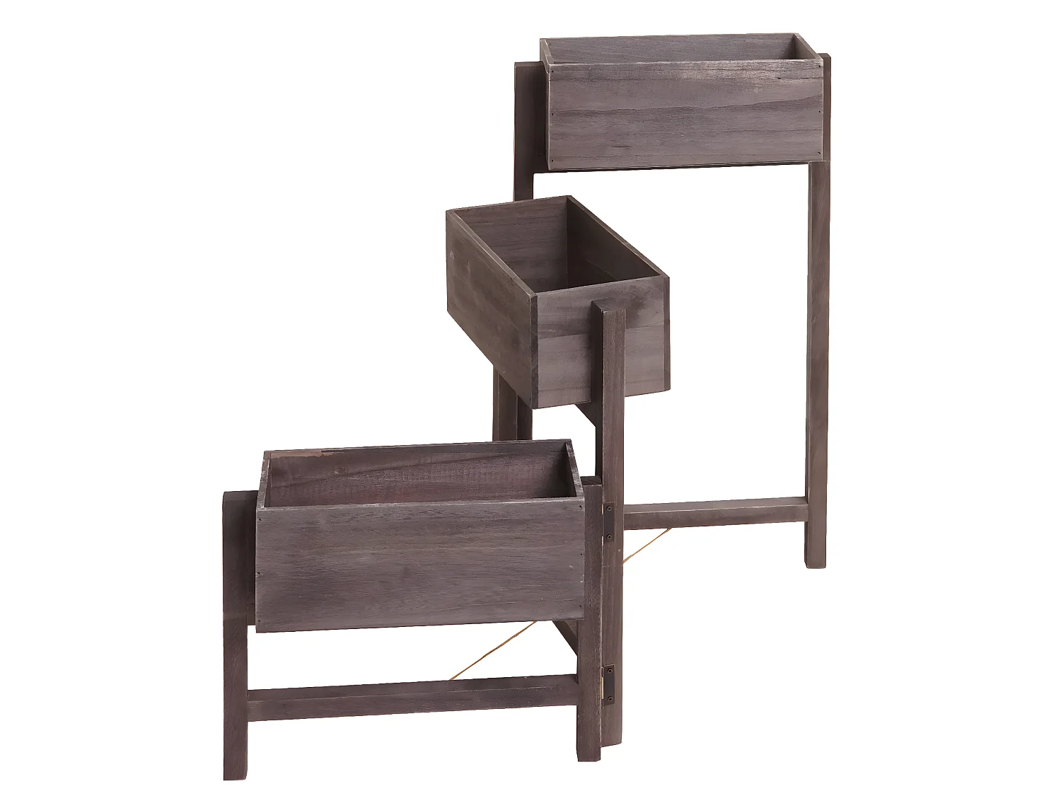 Étagère à plantes Étagère sur pied,  gris-brun