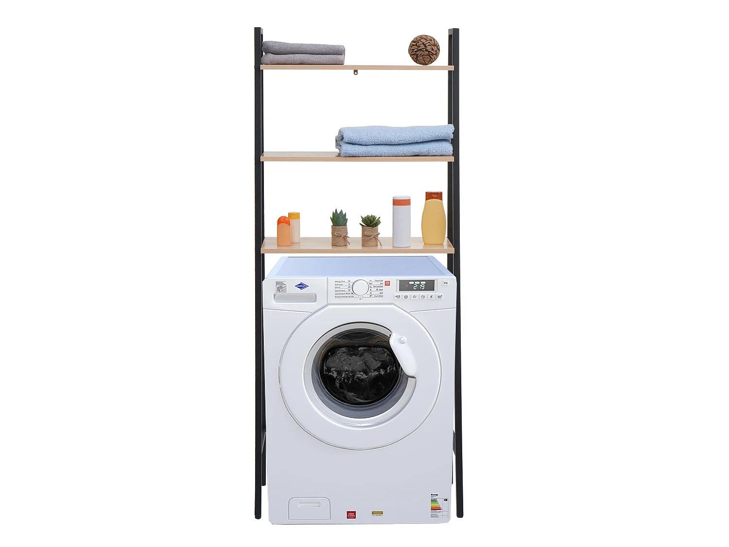 Étagère sur pied MCW-K82,  naturel