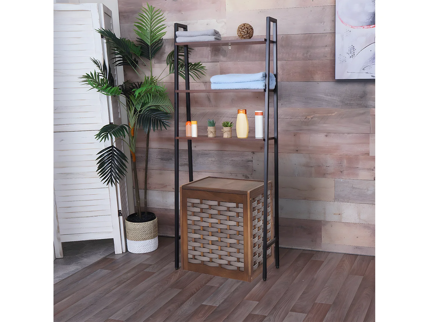 Półka stojąca MCW-K82,  brązowa