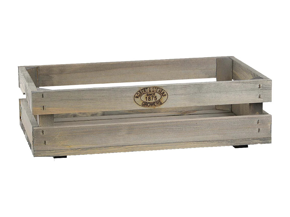 Caisses à fruits en pin (Lot de 3)