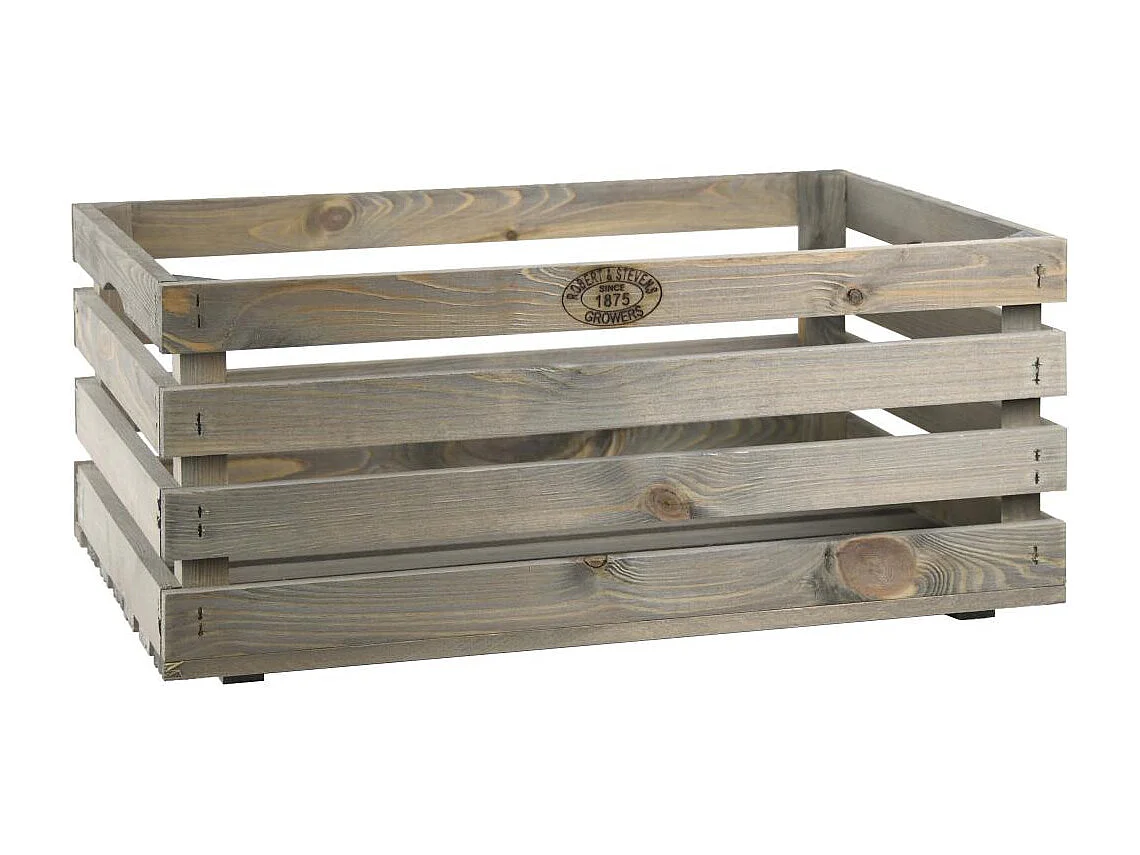 Caisses à fruits en pin (Lot de 3)