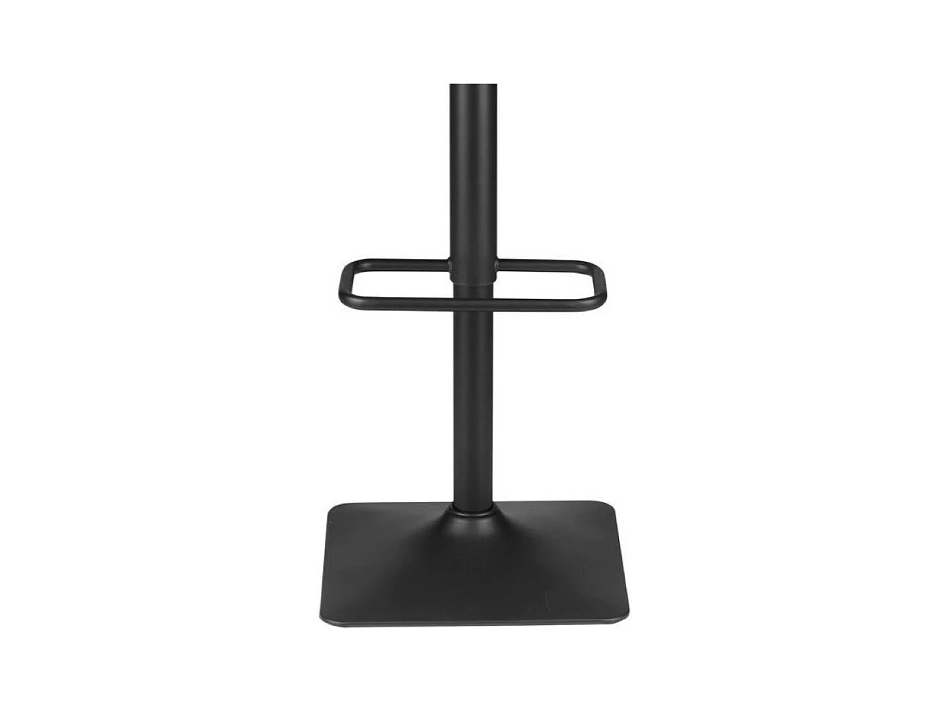 Barhocker - höhenverstellbar - Metall & Kunstleder - schwarz - BILL