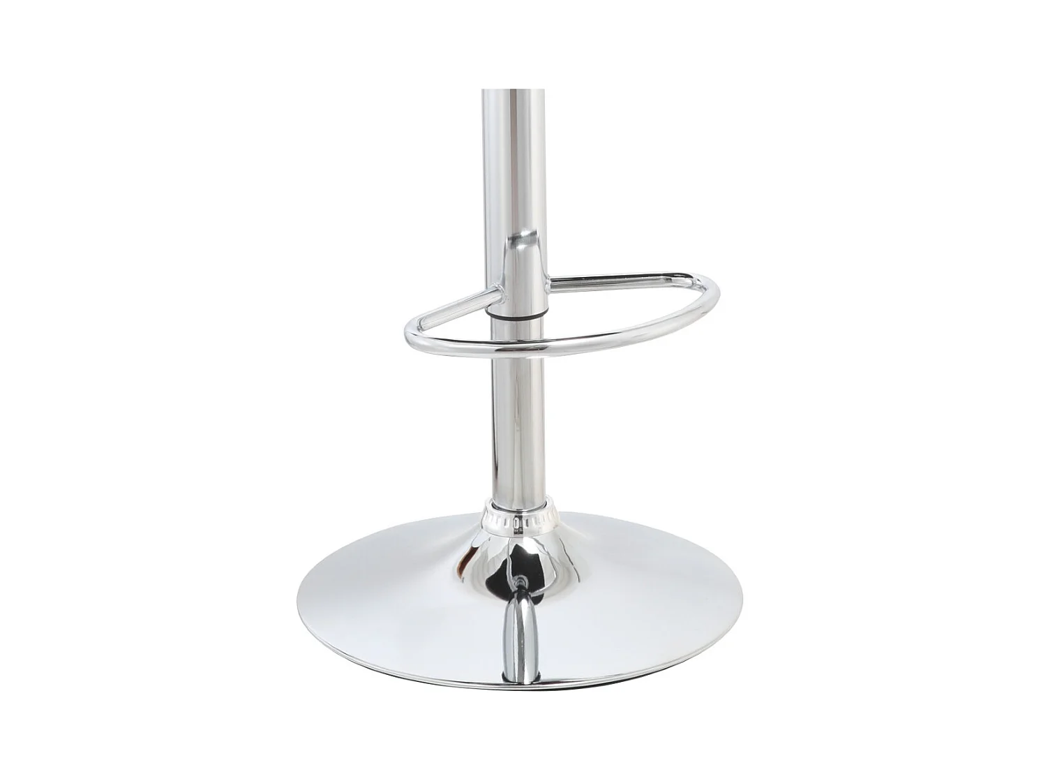 Barstuhl - Künstliches Leder - schwarz - LINITA