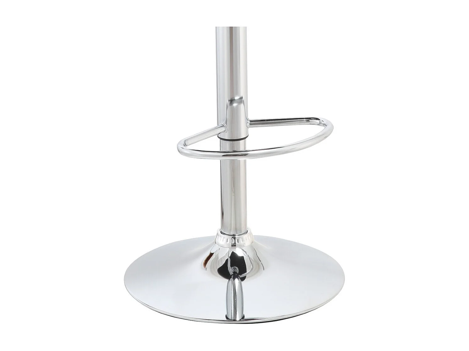 Tabouret de bar - simili cuir - noir - LINOTO