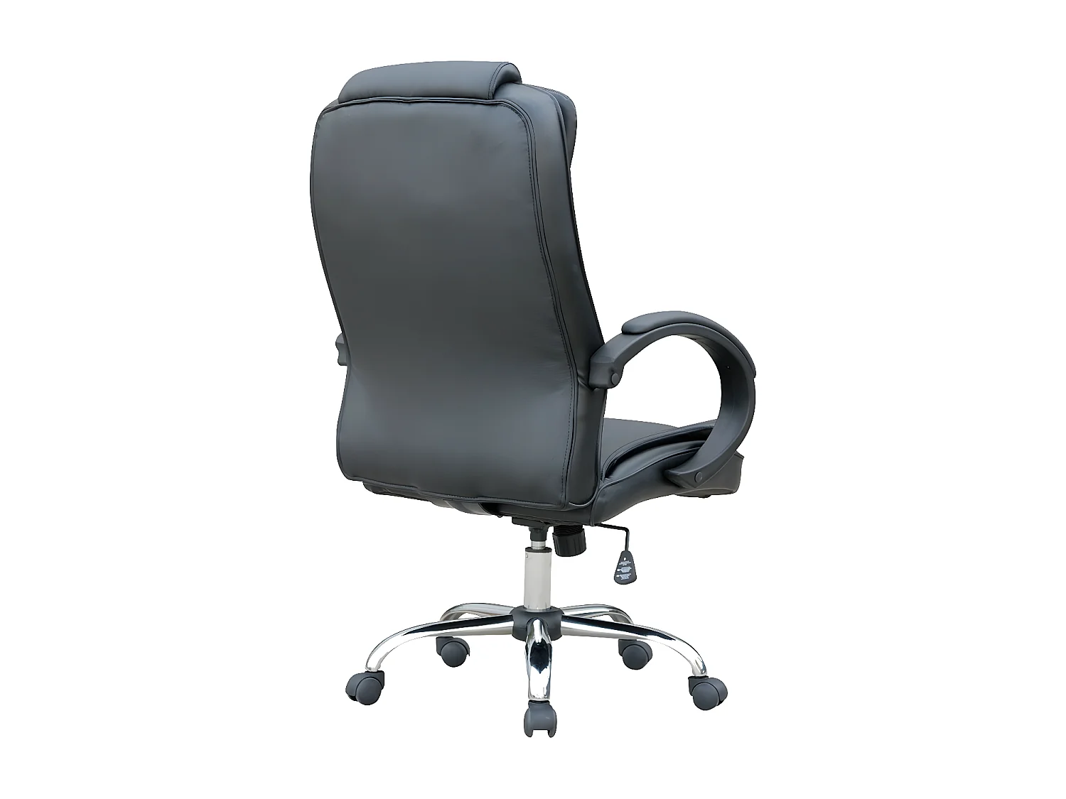 In hoogte verstelbare bureaustoel - kunstleer - zwart - OREGON